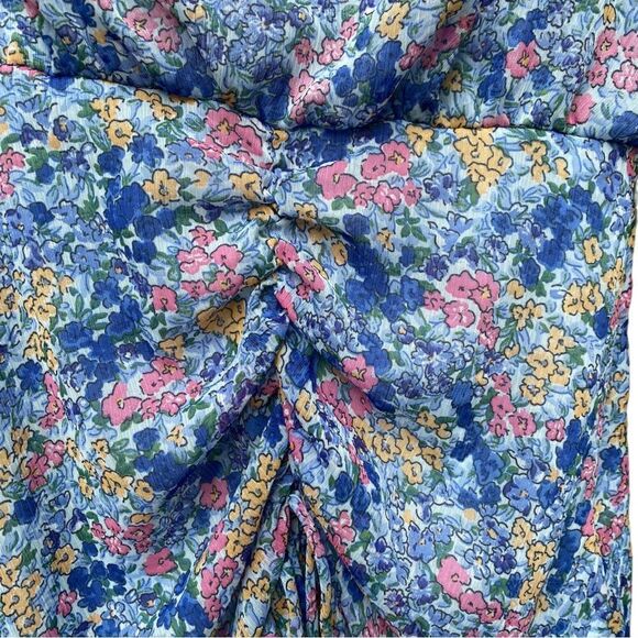 Zara Floral Ruffle Dress Sz XS NWT - Picture 5 of 7